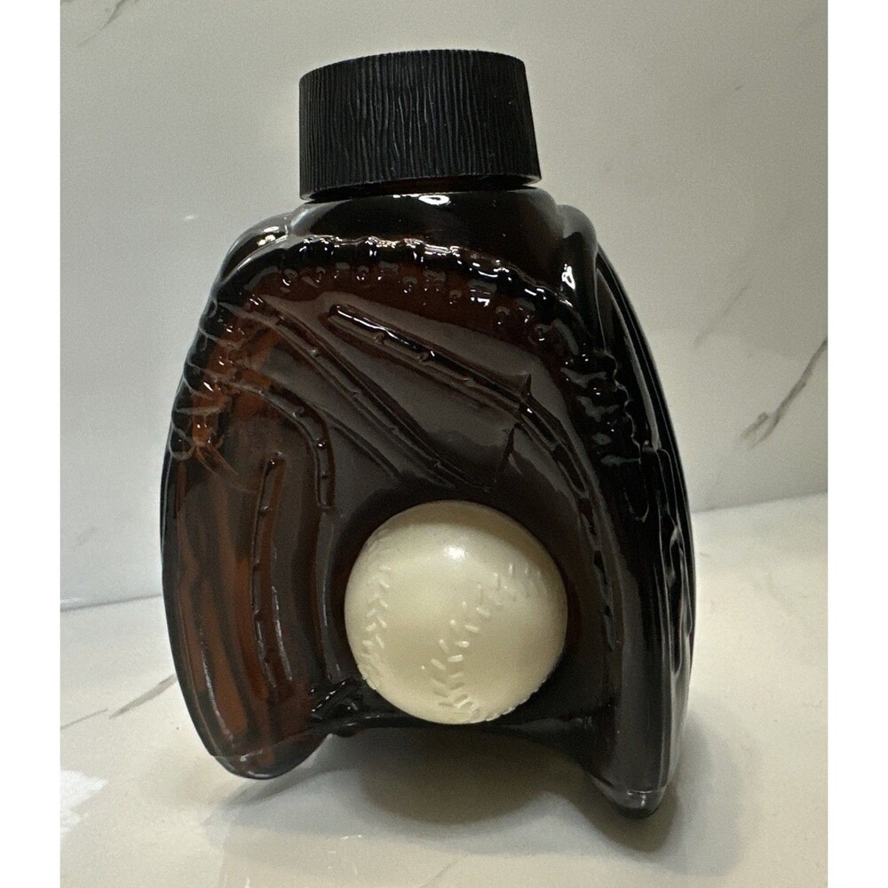 Vintage Avon Baseball Glove Liquid Hair Trainer Collectors Bottle